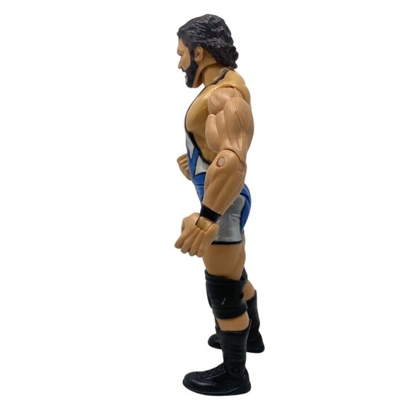 VTG 2003 WWE Jakks Pacific Charlie Haas 7” Wrestler Figurine Toy Blue Outfit - Picture 4 of 5